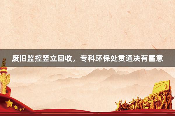 废旧监控竖立回收，专科环保处贯通决有蓄意